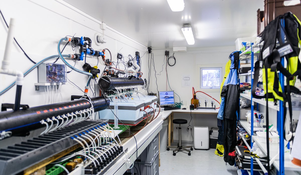 Det nye lavtrofiske laboratoriet i Austevoll.