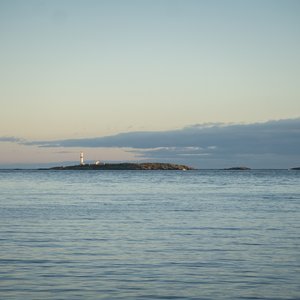 Utsikt mot hav og kyst