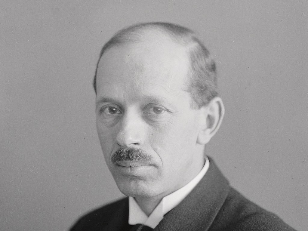 Svart-hvitt-portrett av Harald Ulrik Sverdrup