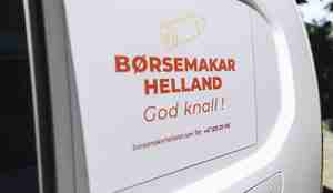 bil med teksten 