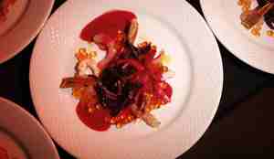 foto av fat med reker på