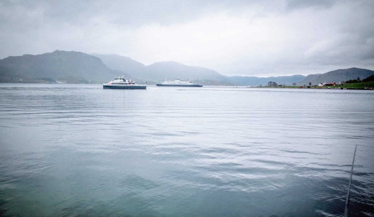 
Lysefjorden møter Høgsfjorden i Rogaland erlend