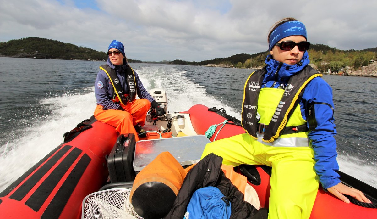 Ragni og Irene på vei til rusa i Rogaland