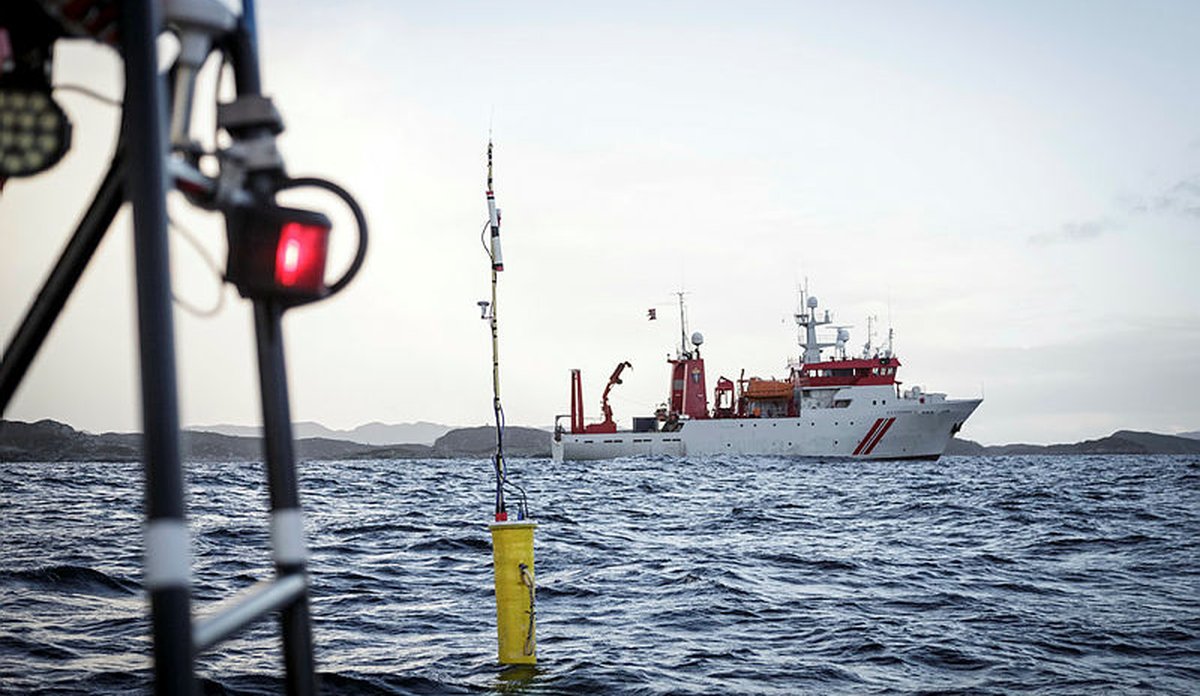 
Illustrasjonsfoto som viser registrering av lydbølger ved seismikkskyting