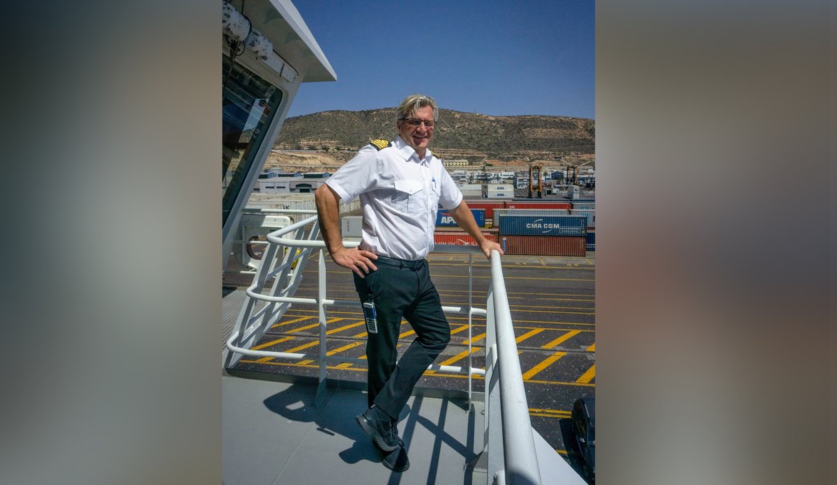 Skipper Tommy Steffensen i Agadir 2