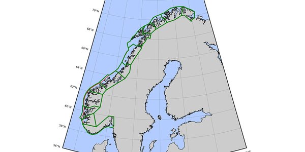 

Kart som viser forslag til nye yttergrenser.