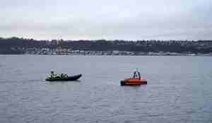 foto av RIB og fjernstyrt havforskningsdrone