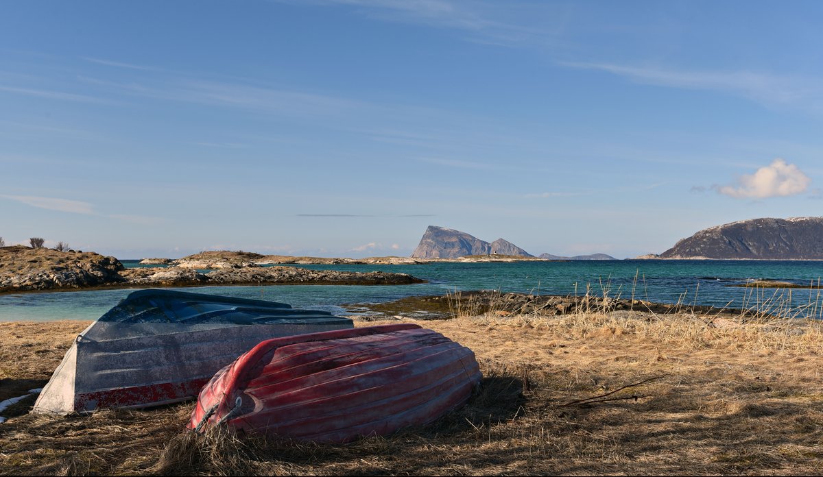 
To båter på Sommarøya og Håja