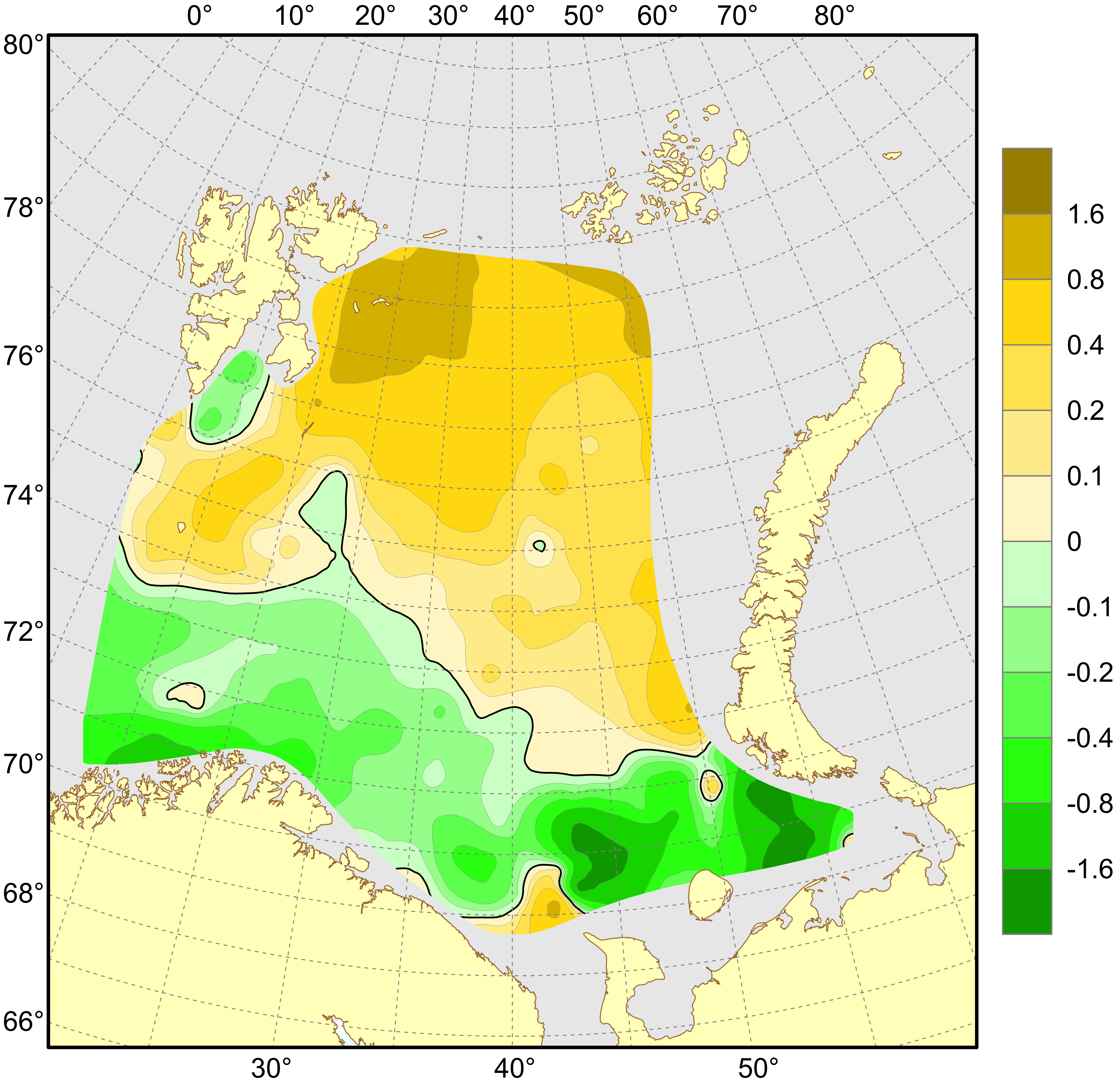 Figure 4.1.1.11. Surface salinity anomalies, August–September 2024.