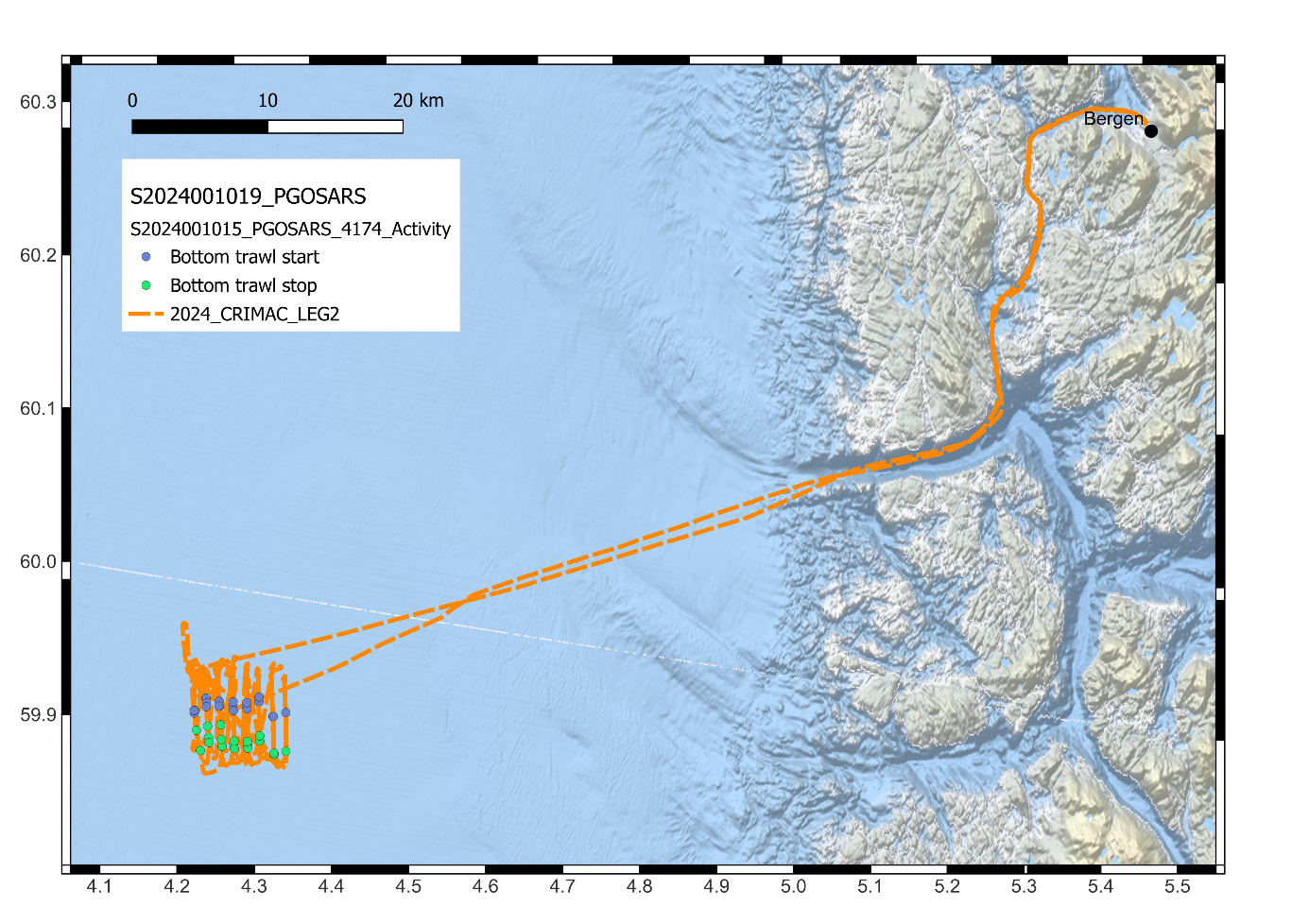Cruise track leg 2.