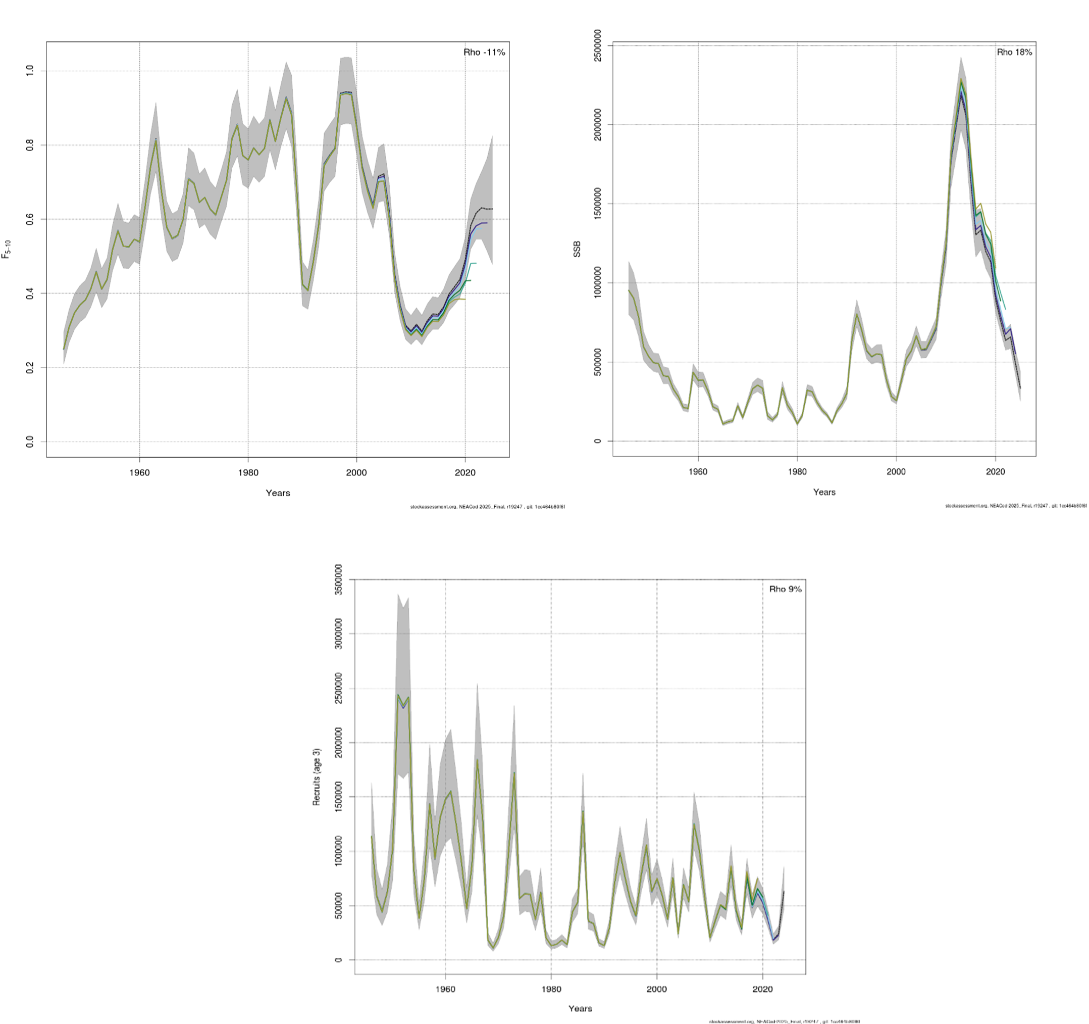 NEA cod. Retrospective patterns.