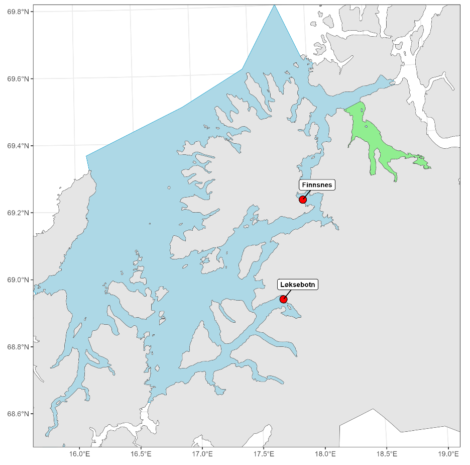 Kart som viser hvor rusestasjonen er plassert.
