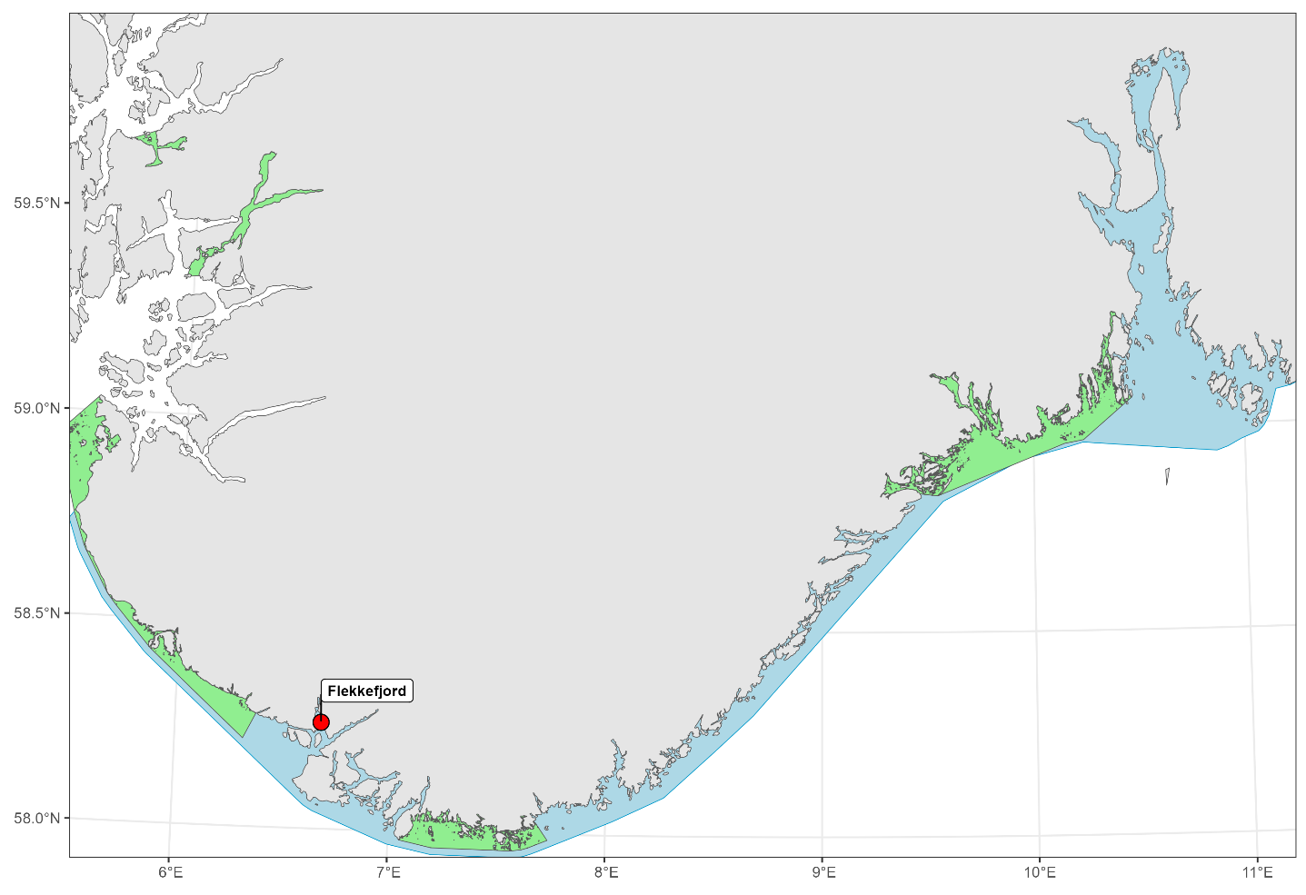 Kart som viser hvor rusestasjonen er plassert.