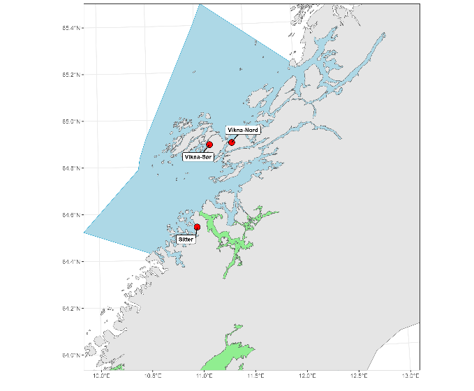 Kart som viser hvor rusestasjonen er plassert.