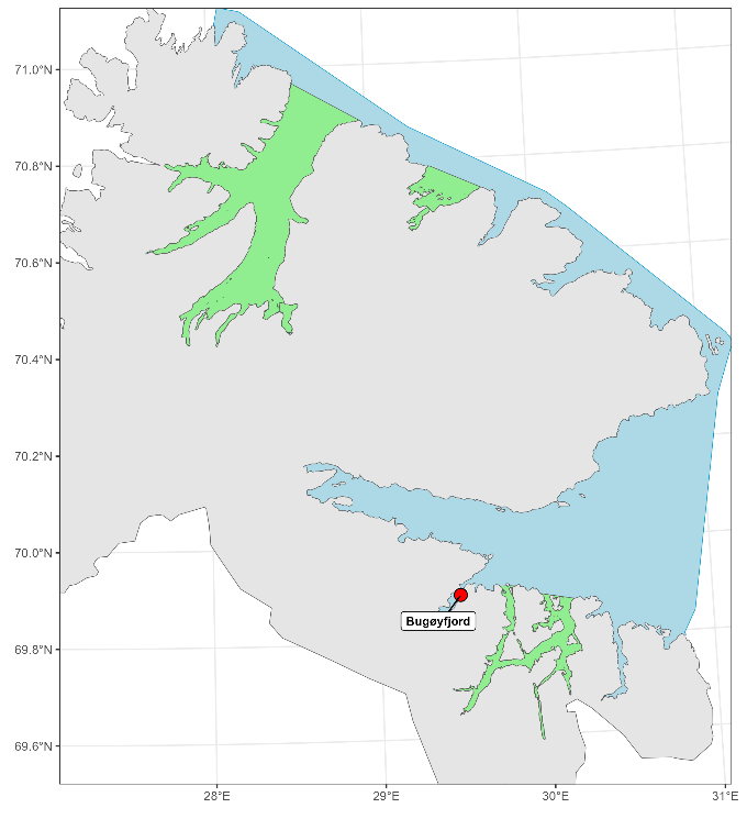 Kart som viser hvor rusestasjonen er plassert.