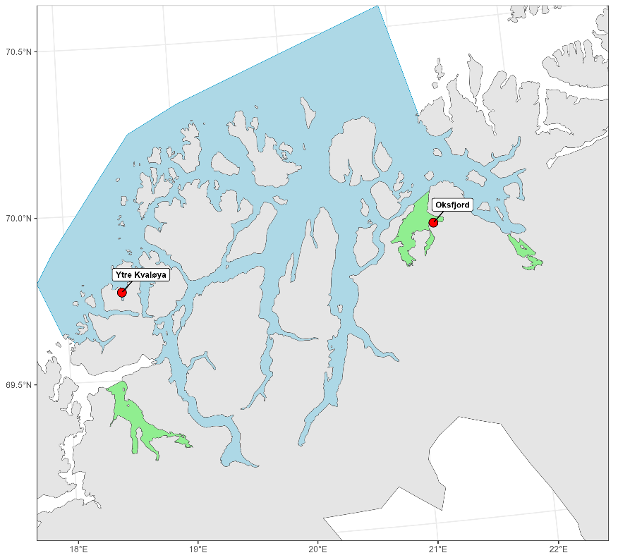 Kart som viser hvor rusestasjonen er plassert.