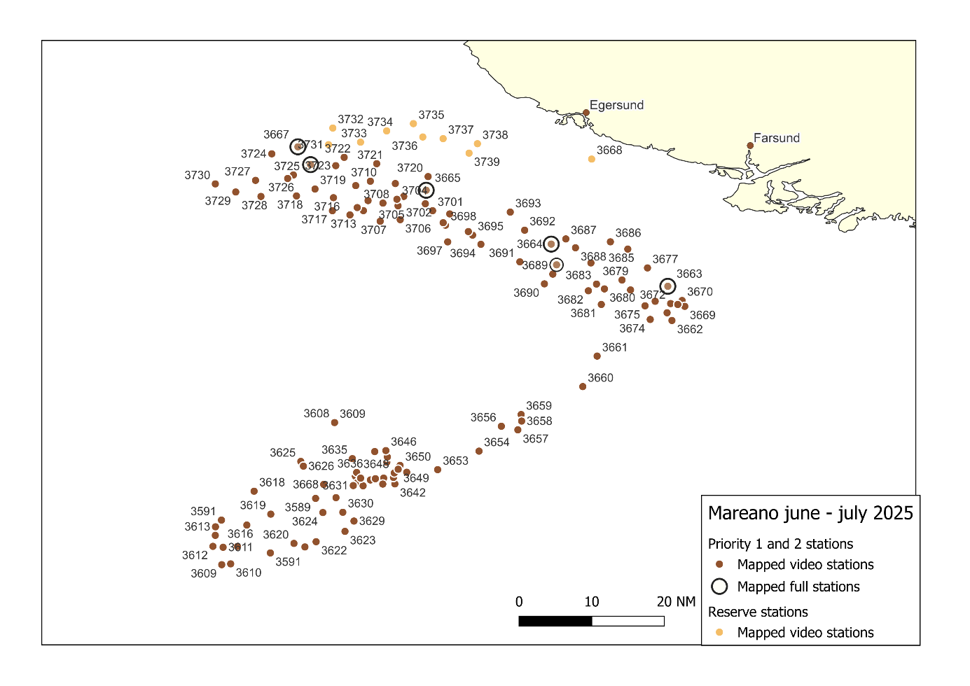 Overview of sampling completed during the cruise
