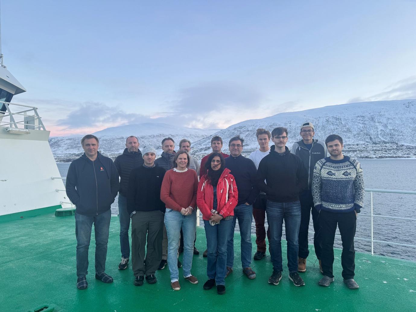 Bilde av toktdeltakere.