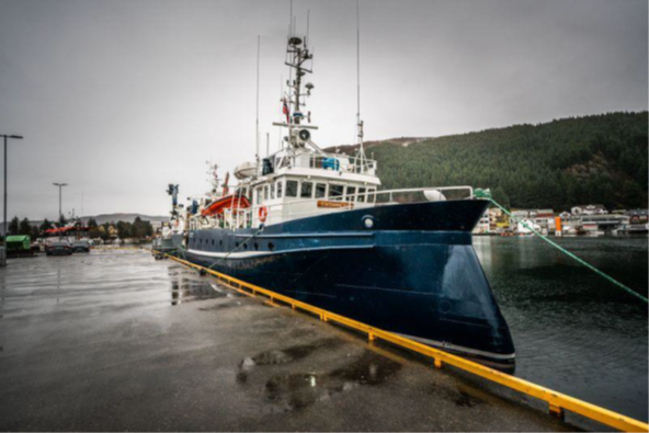 Figur 2. FF «G.M. Dannevig» under toktet i 2024.