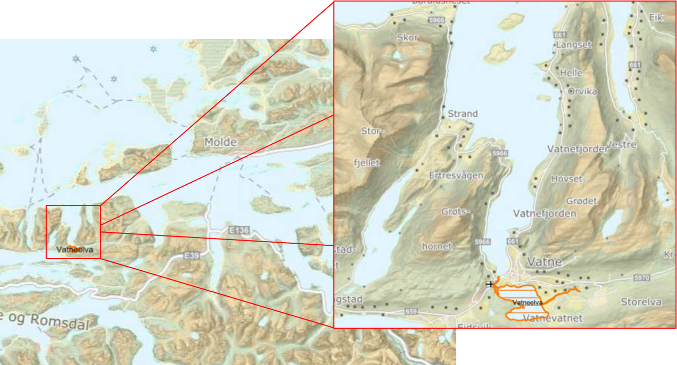 Kart fokusområde Møre