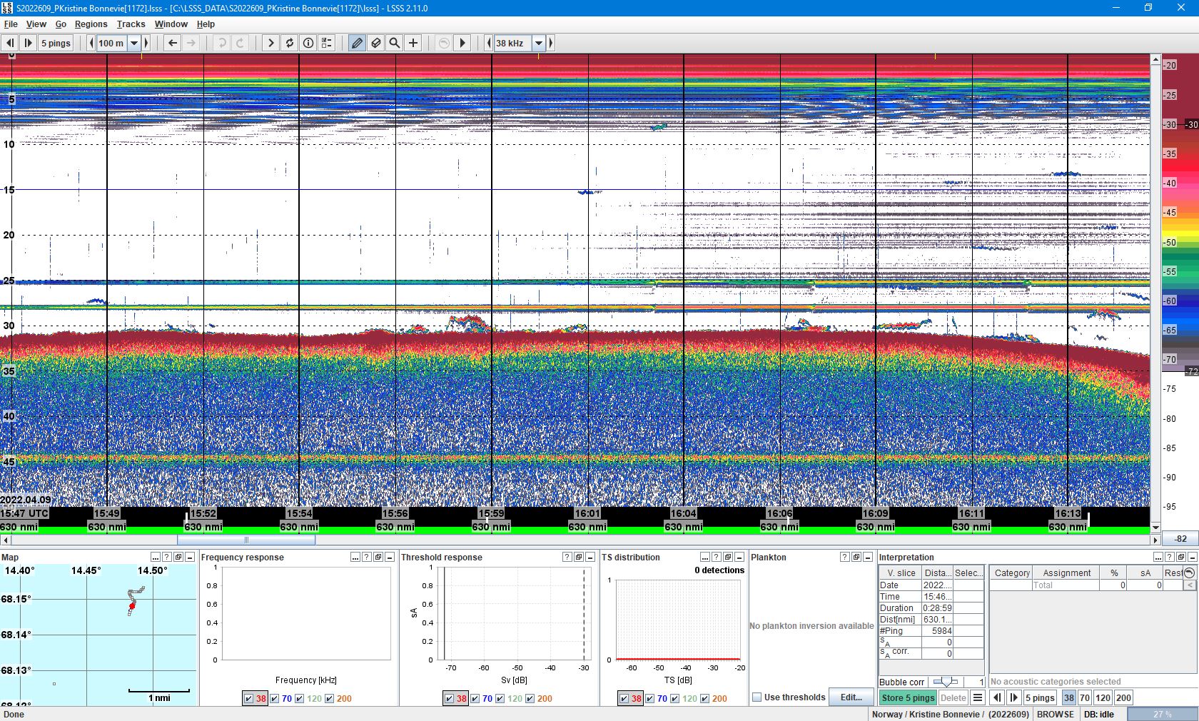 Ekkogram TS probe