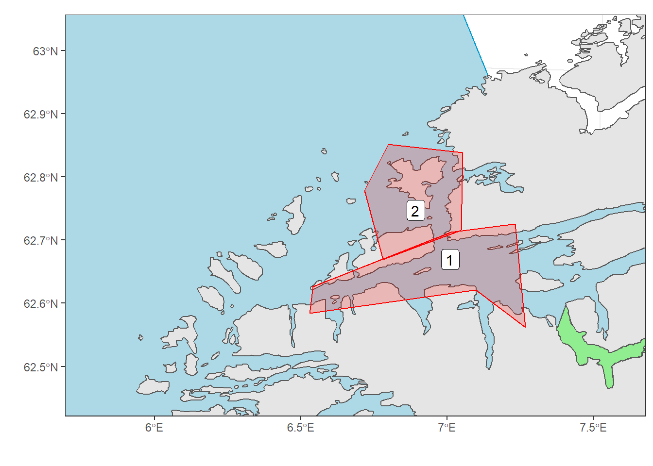 Trålområder i PO 5