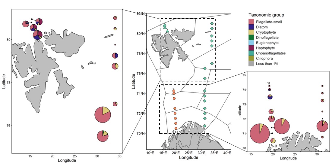 Phytoplankton community composition and abundance, Norway 2022