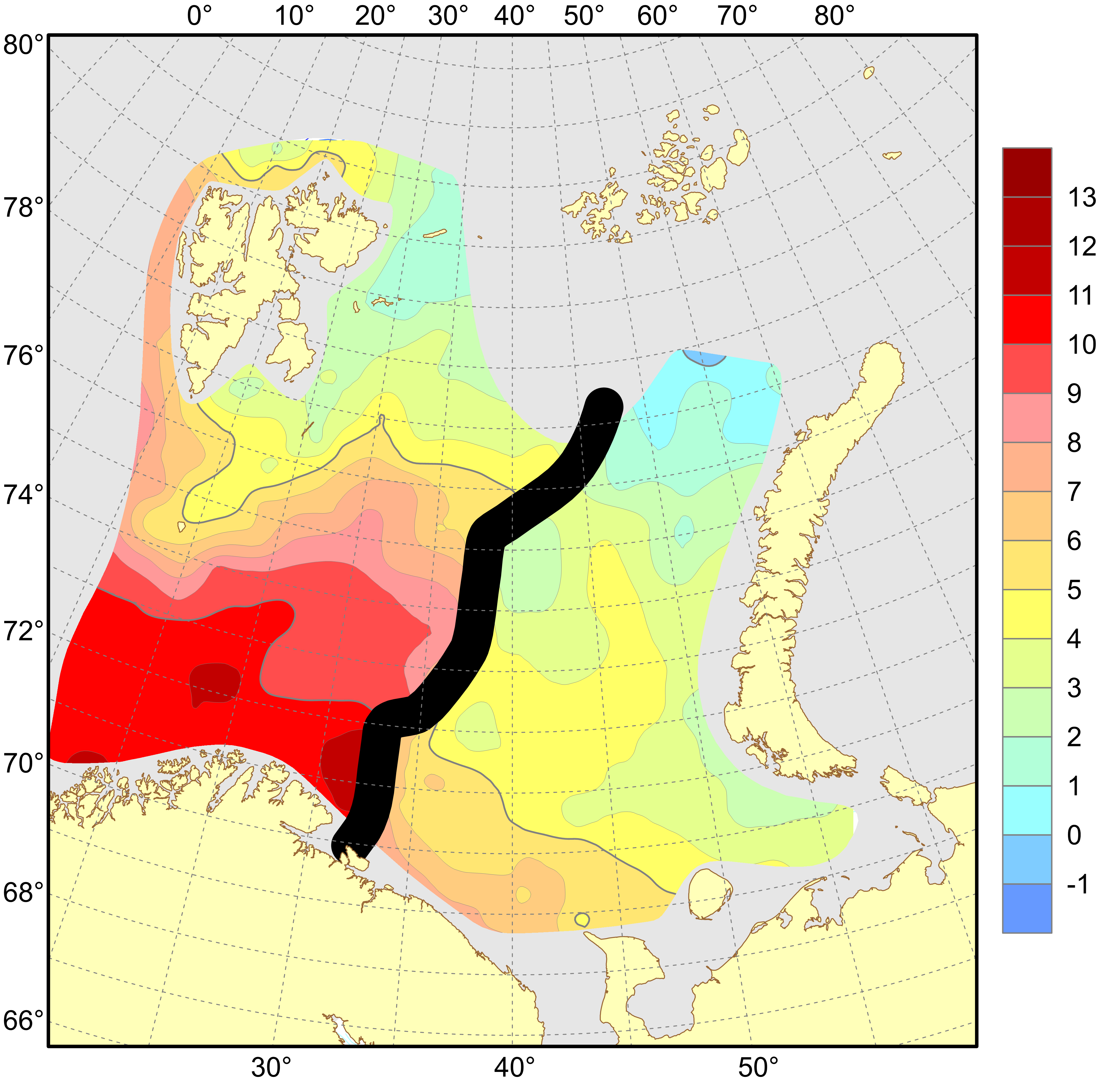 Fig 4.1.1.1 Surface temperature 2022