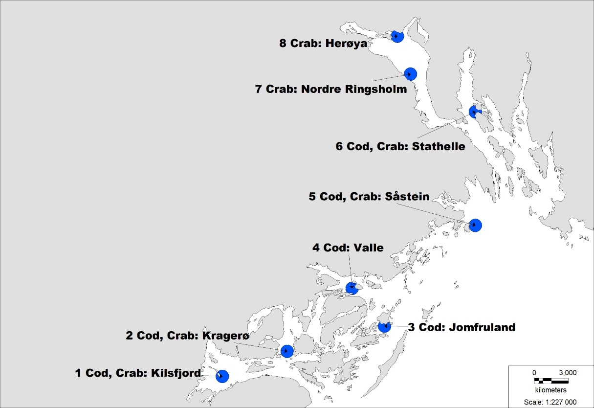 Kart Grenlandsområdet