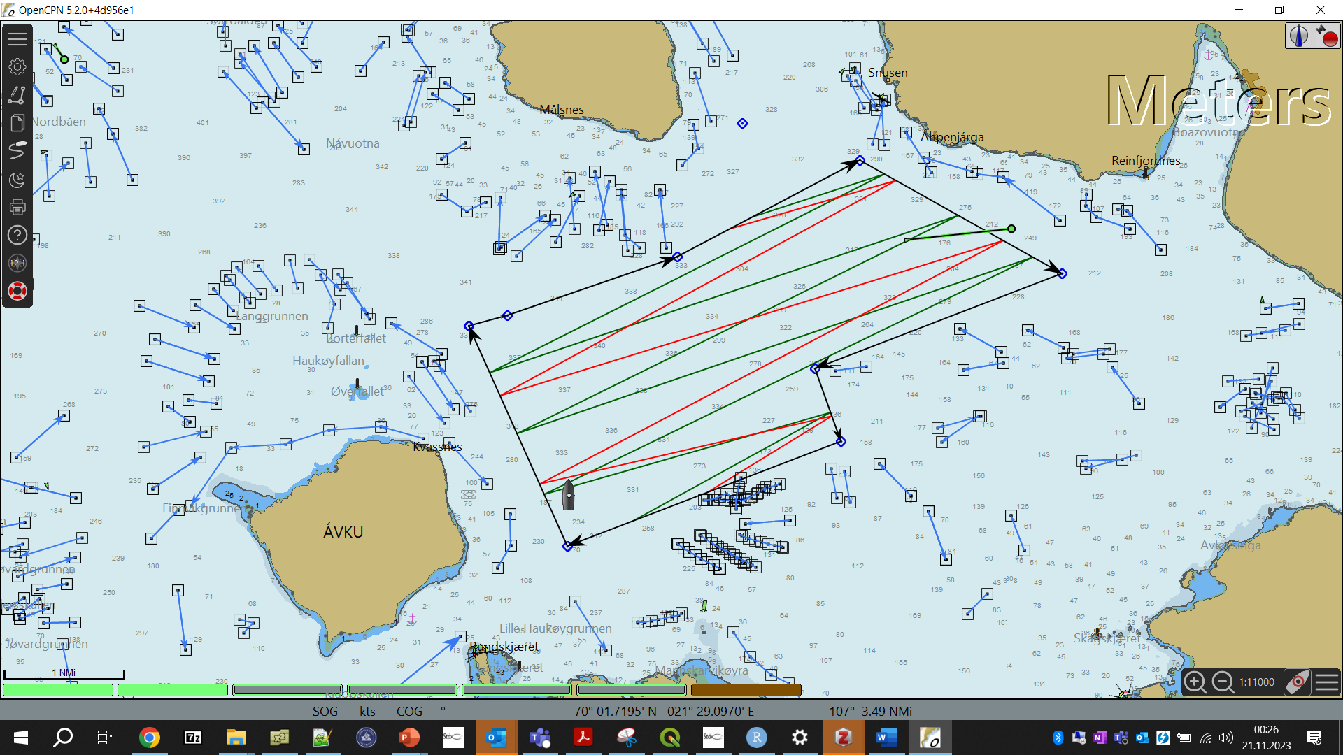 survey transects