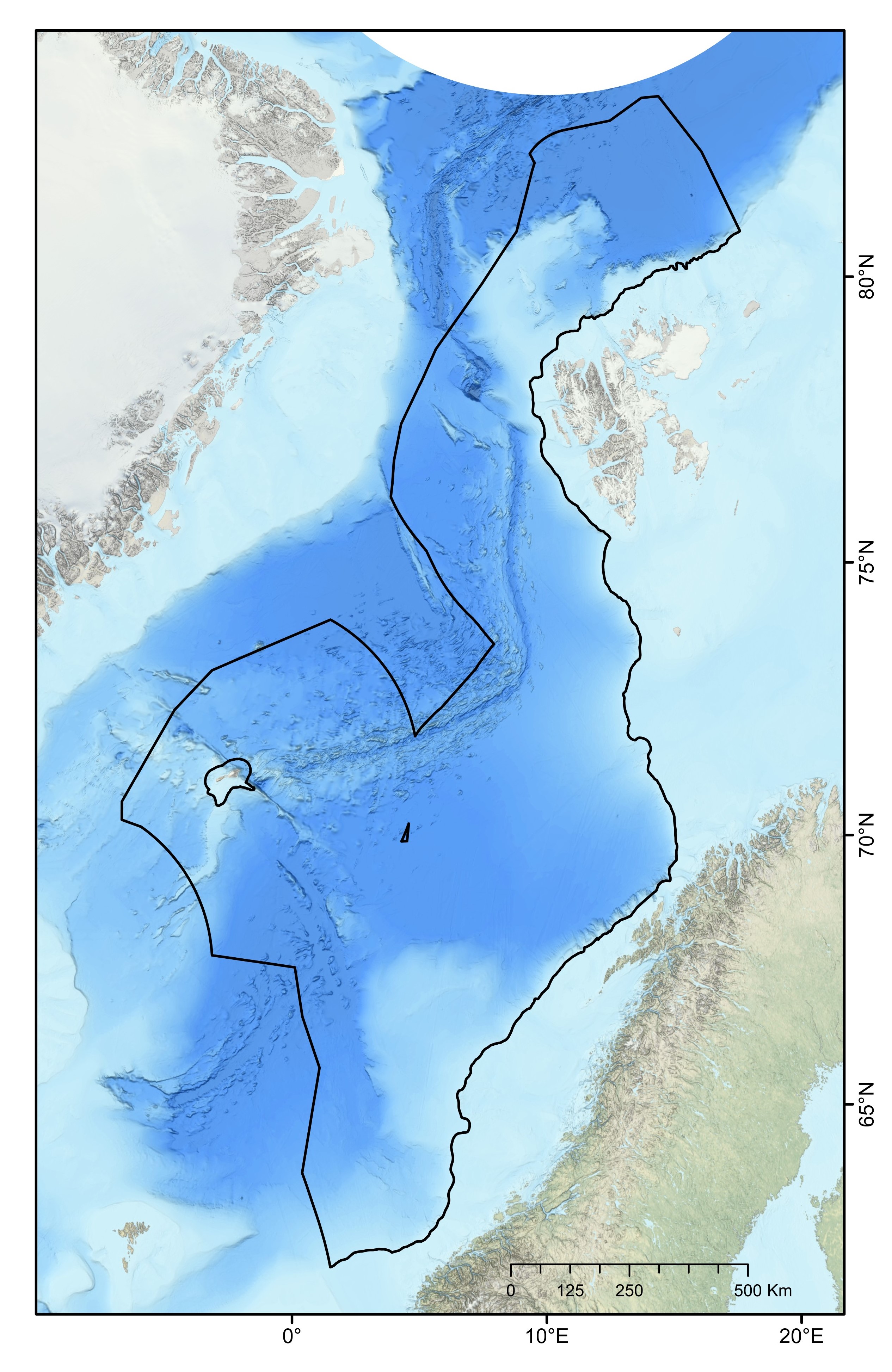 The figure shows an overview map with the study are is out lined in black.