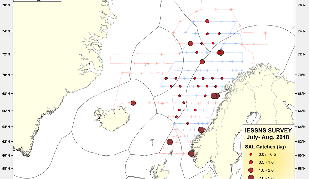 IESSNS SAL Catches (kg) July August 2018 cr