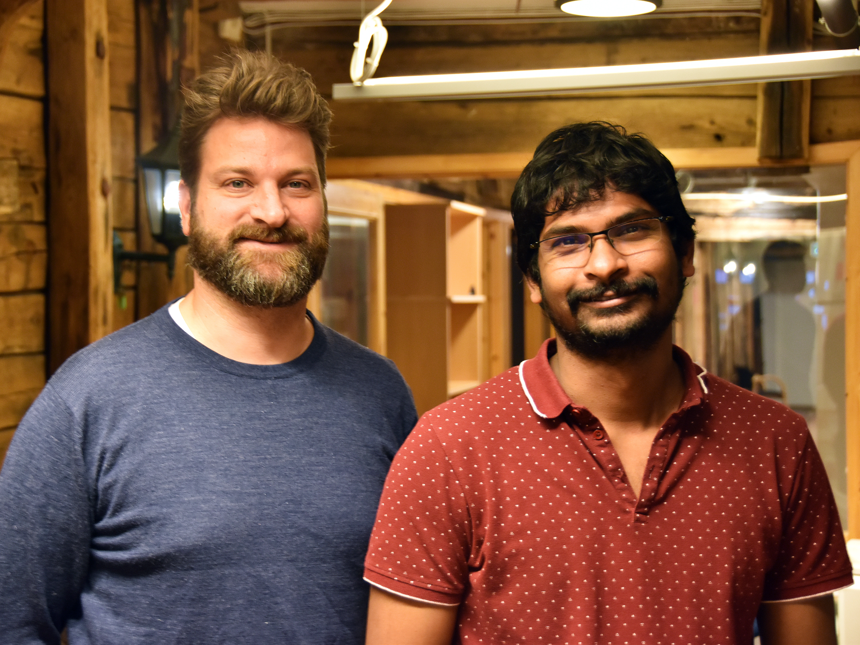 Forskarane Erik-Jan Lock og Antony Philip.